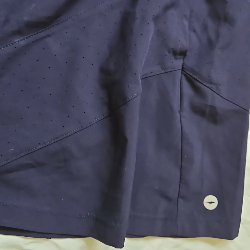 Avia Navy Blue Athletic Shorts, With Comoression Shorts Built In, Size XL